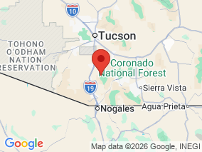 Map of Site Report: Madera Canyon, United States of America